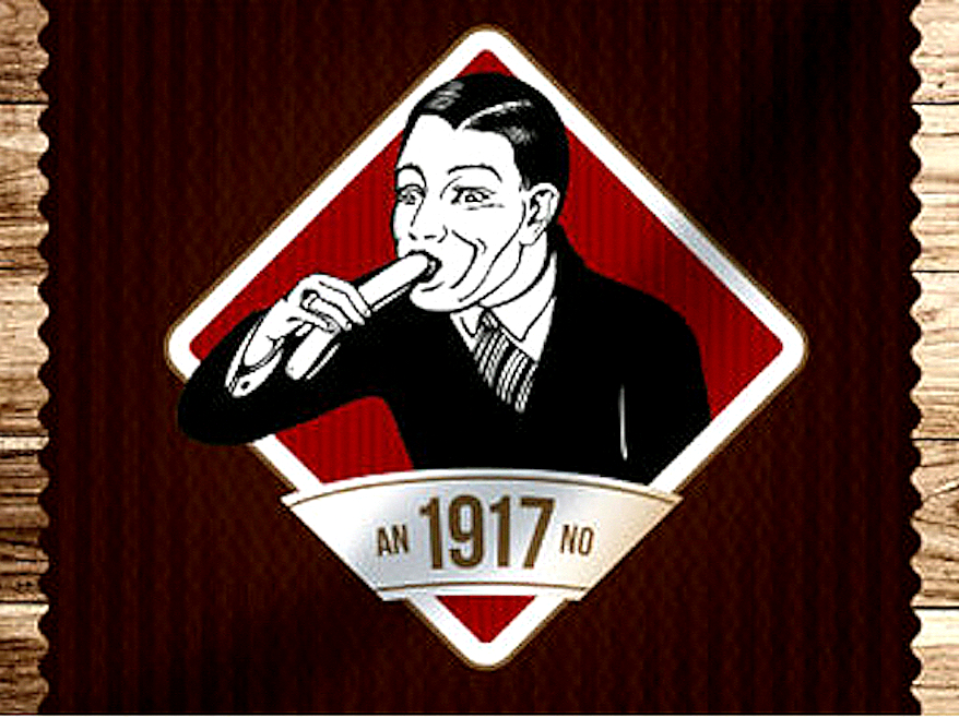 Kostelecke-uzeniny-1920s-Logo