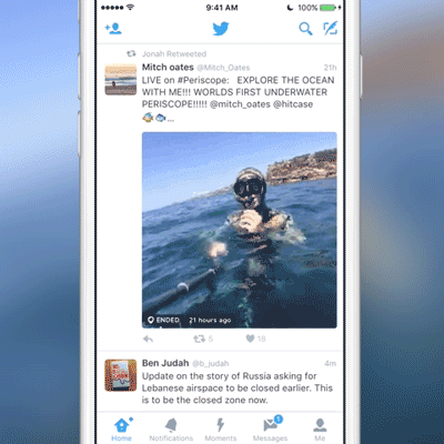 Periscope Live iOS