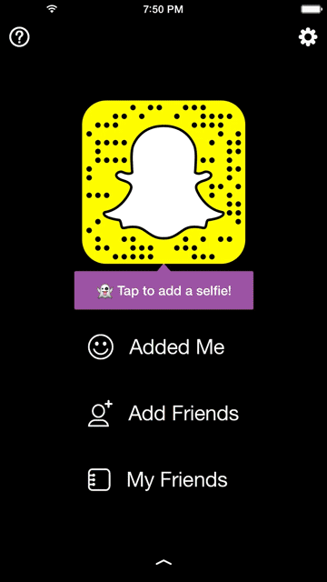 Snapchat Personalize Selfie