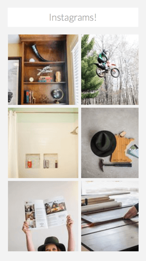 SnapWidget lets you embed your Instagram feed on your website.